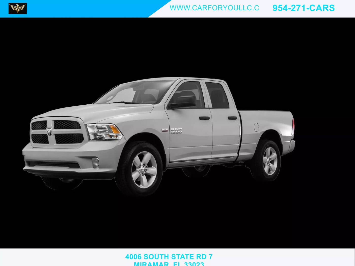 2017 Ram 1500 SLT — Pickup Truck — 126,830 mi — Miramar, FL