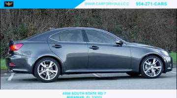 2010 Lexus IS IS 250 — Sedan — 163,615 mi — Miramar, FL