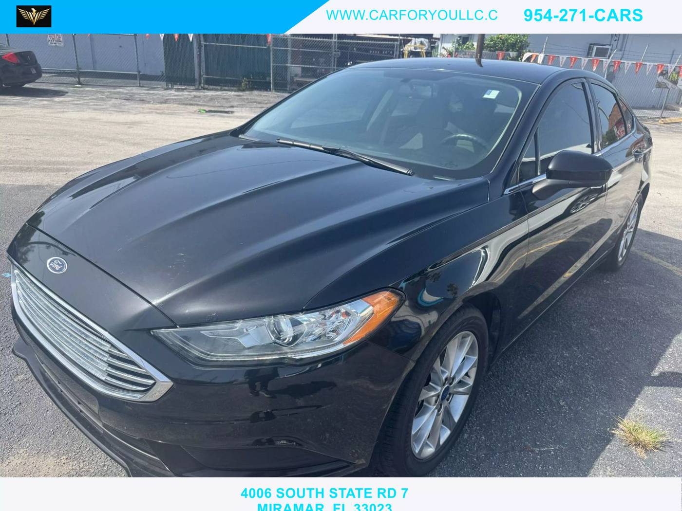 2017 Ford Fusion SE — Sedan — 79,163 mi — Miramar, FL