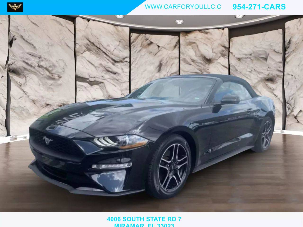 2020 Ford Mustang EcoBoost Premium — Convertible — 67,000 mi — Miramar, FL