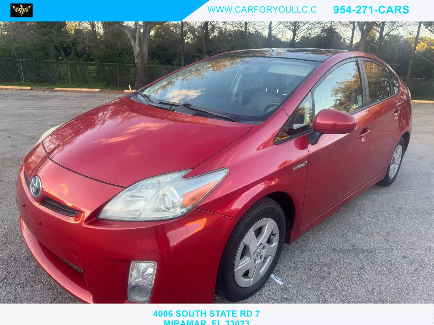 2011 Toyota Prius One — Sedan — 98,380 mi — Miramar, FL