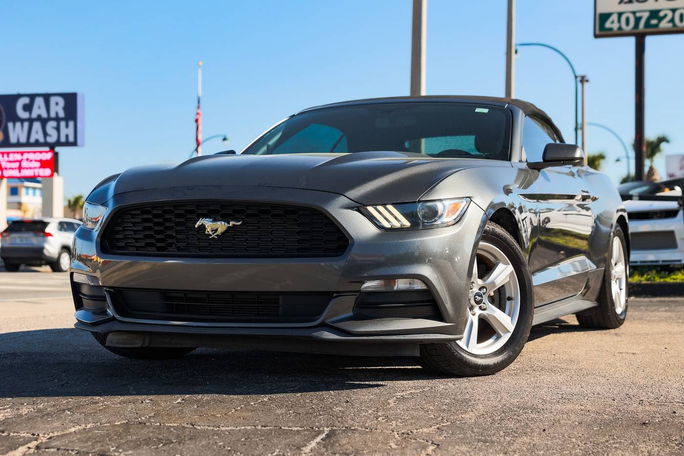 2016 Ford Mustang V6 — Convertible — 95,490 mi — Orlando, FL