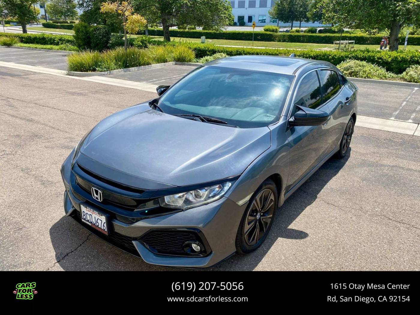2018 Honda Civic EX — Hatchback — 78,477 mi — San Diego, CA