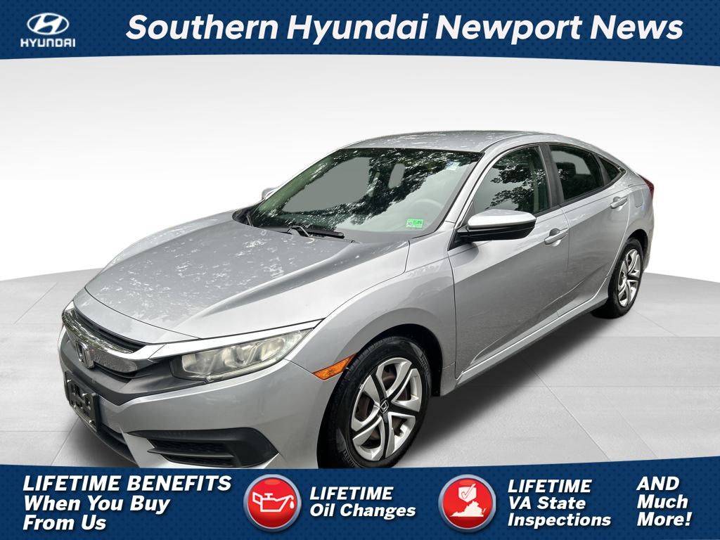 2016 Honda Civic LX — Sedan — 66,347 mi — Newport News, VA