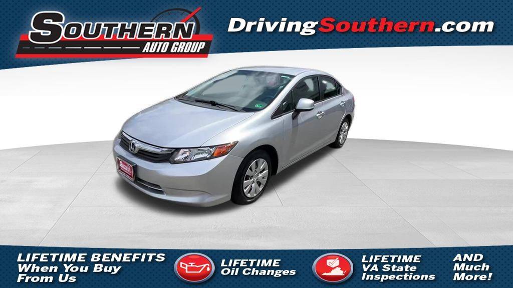 2012 Honda Civic LX — Sedan — 107,308 mi — Newport News, VA