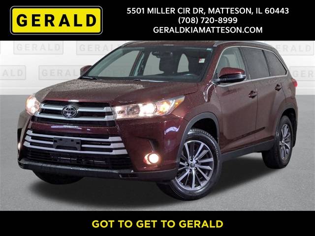 2019 Toyota Highlander XLE — SUV — 46,057 mi — Matteson, IL