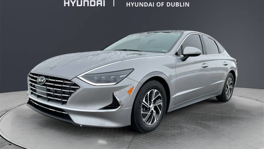 2023 Hyundai Sonata Hybrid Blue — Sedan — 17,370 mi — Columbus, OH