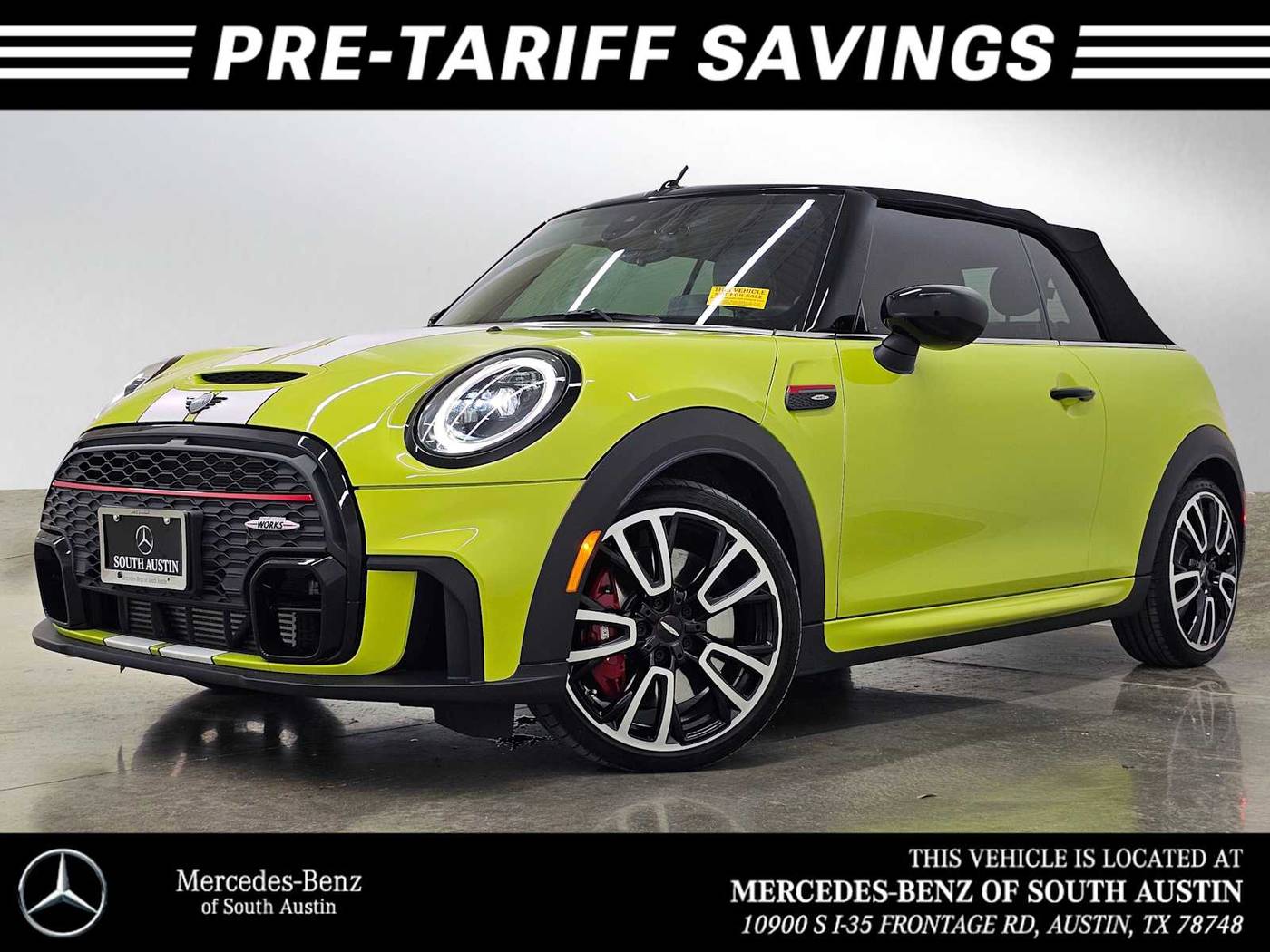 2022 MINI Convertible John Cooper Works — Convertible — 15,671 mi — Austin, TX