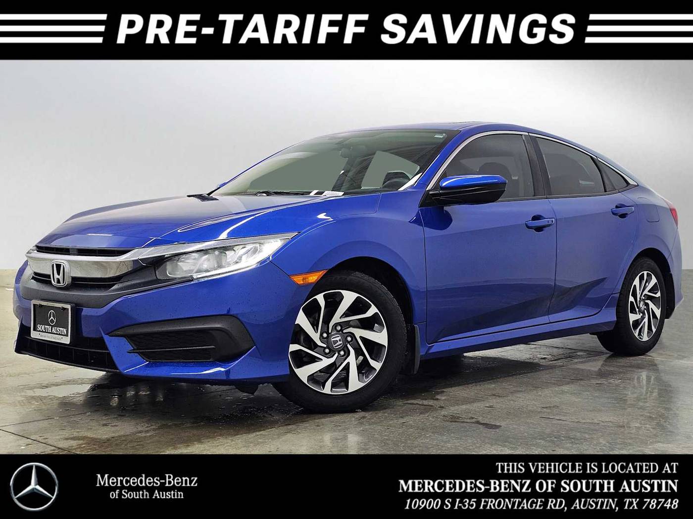 2017 Honda Civic EX — Sedan — 76,515 mi — Austin, TX
