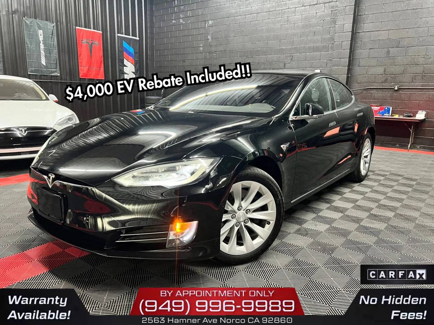2018 Tesla Model S 75D — Hatchback — 59,020 mi — Norco, CA