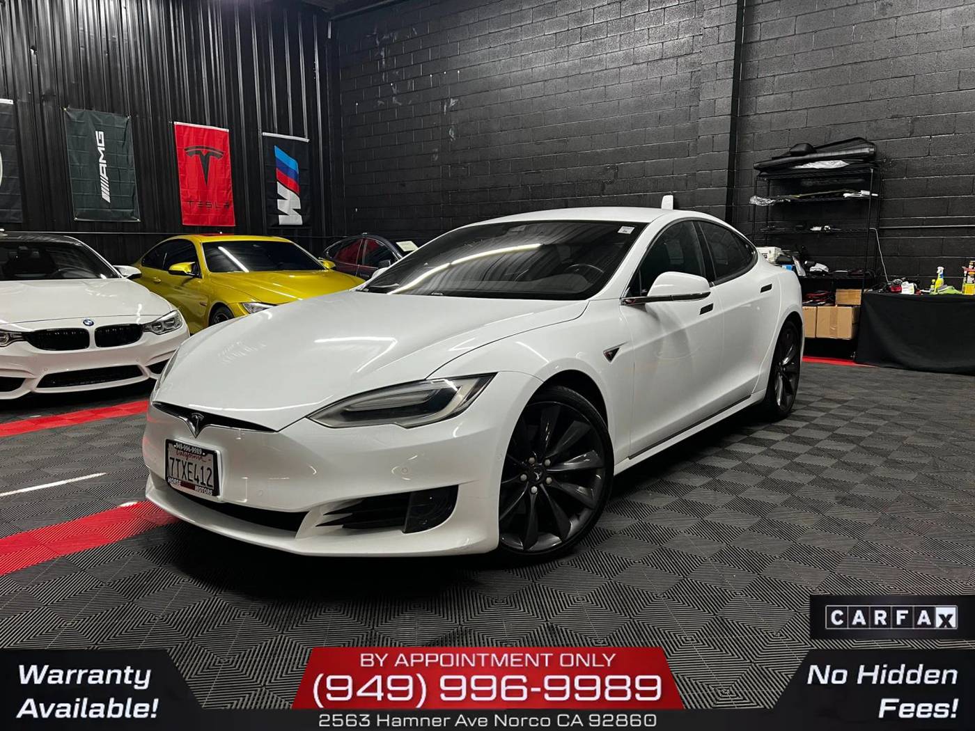 2016 Tesla Model S 75 — Hatchback — 69,737 mi — Norco, CA