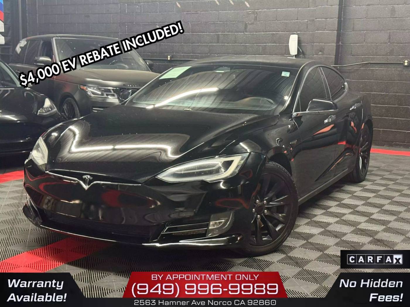 2018 Tesla Model S 75D — Hatchback — 108,745 mi — Norco, CA