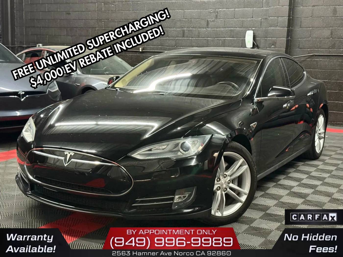 2014 Tesla Model S 60 — Hatchback — 76,432 mi — Norco, CA