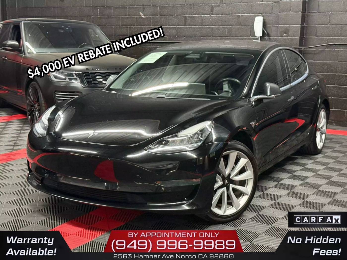 2018 Tesla Model 3 Long Range — Sedan — 119,134 mi — Norco, CA