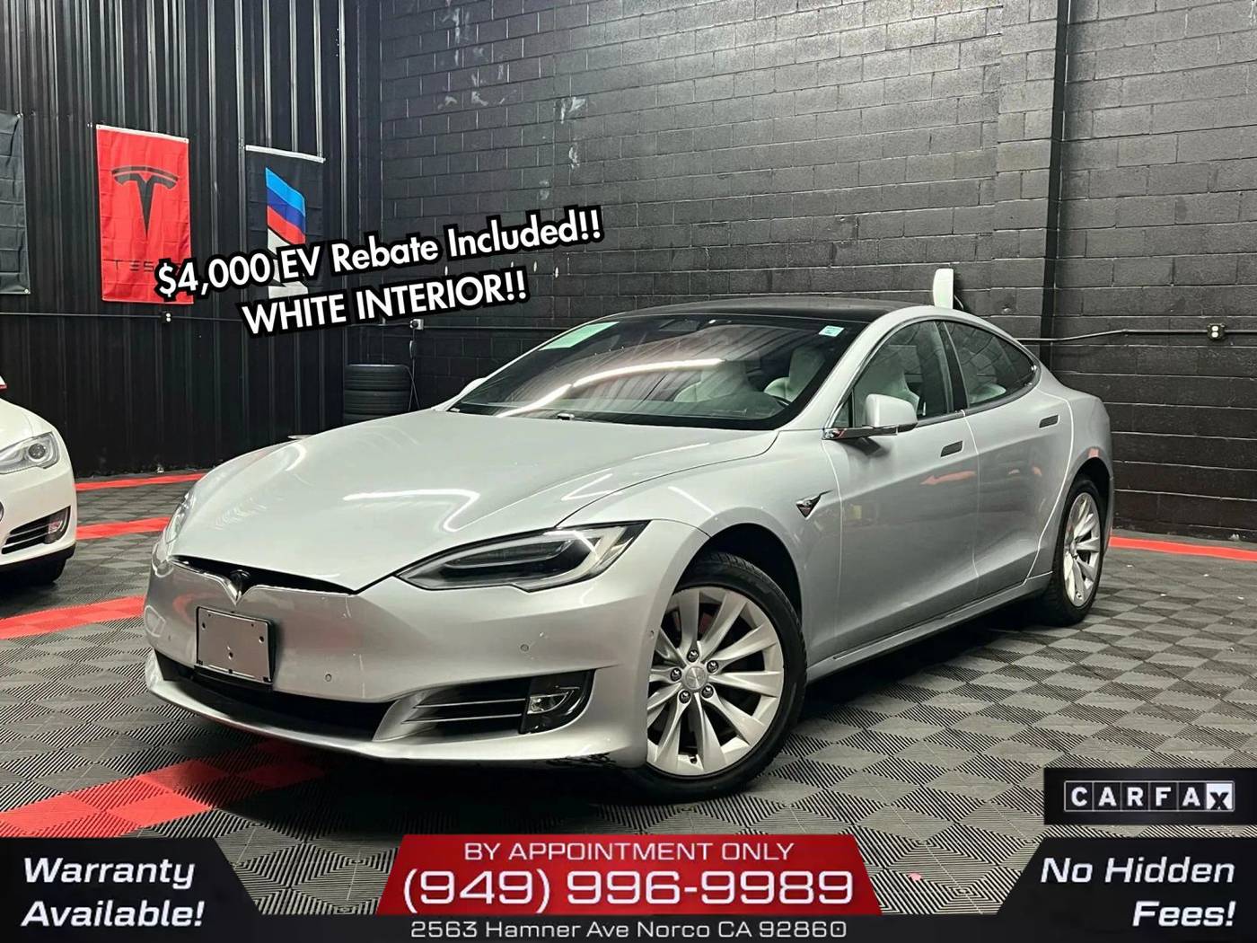 2018 Tesla Model S 75D — Hatchback — 108,241 mi — Norco, CA