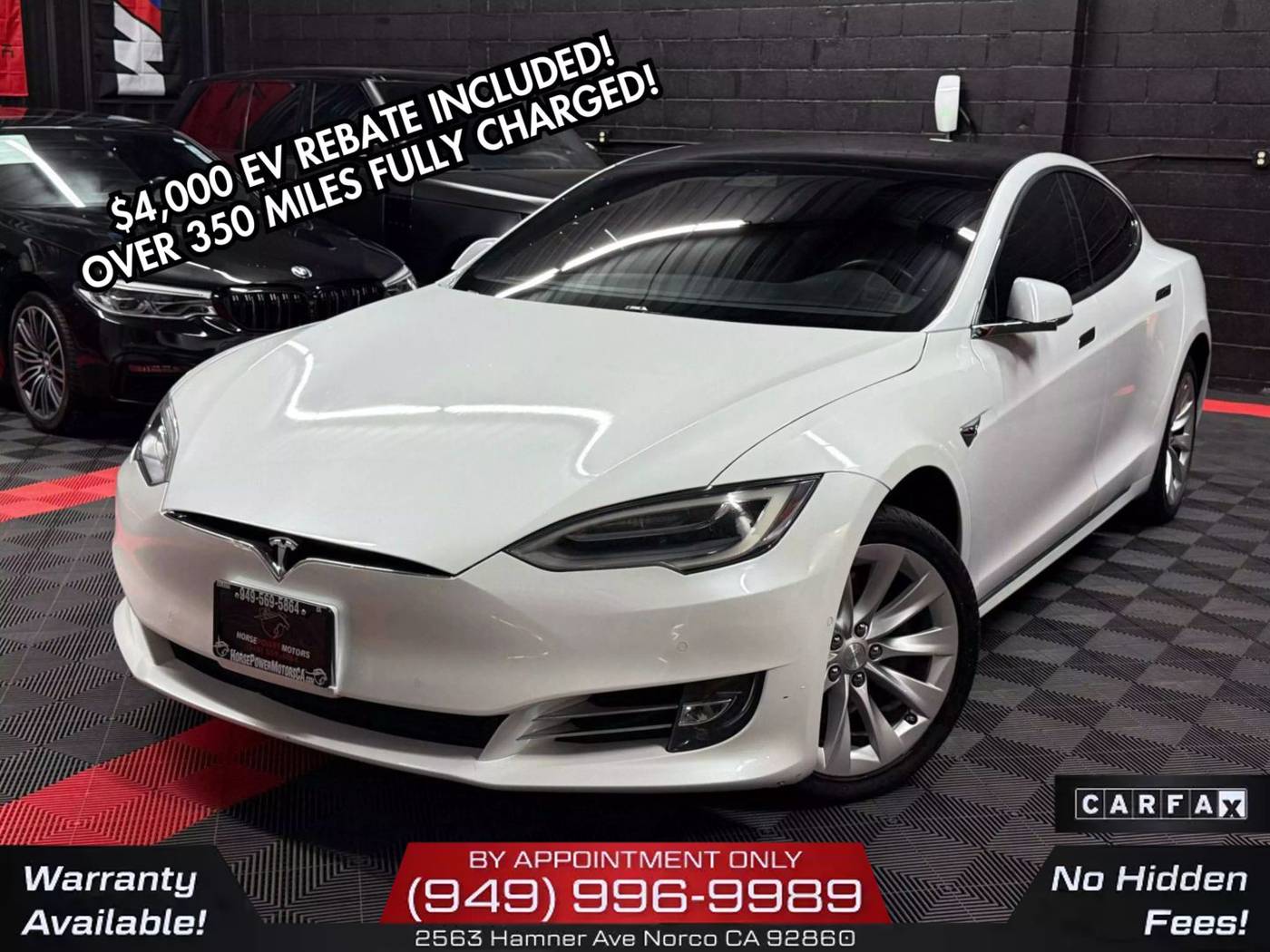 2020 Tesla Model S Long Range Plus — Hatchback — 100,649 mi — Norco, CA