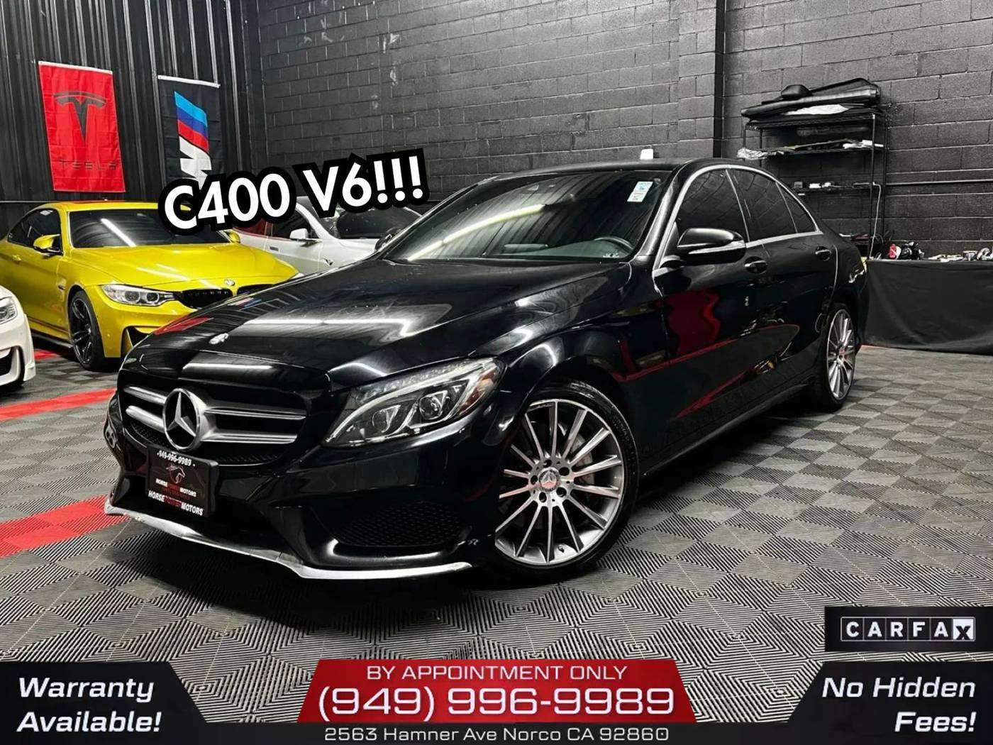 2015 Mercedes-Benz C-Class C 400 — Sedan — 78,782 mi — Norco, CA