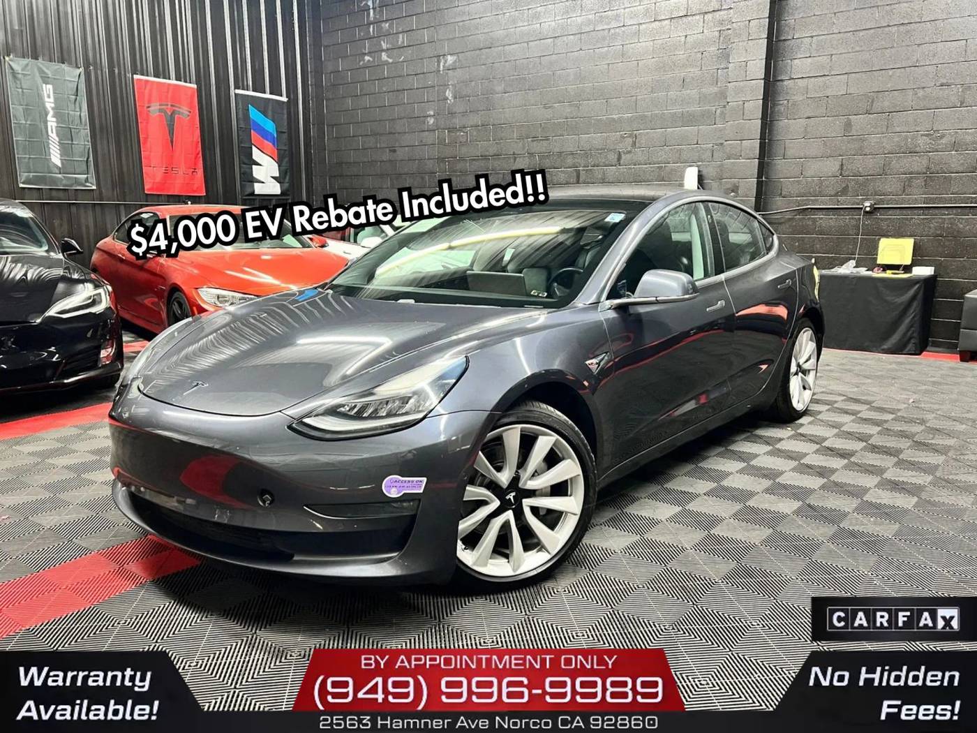 2018 Tesla Model 3 Long Range — Sedan — 101,228 mi — Norco, CA