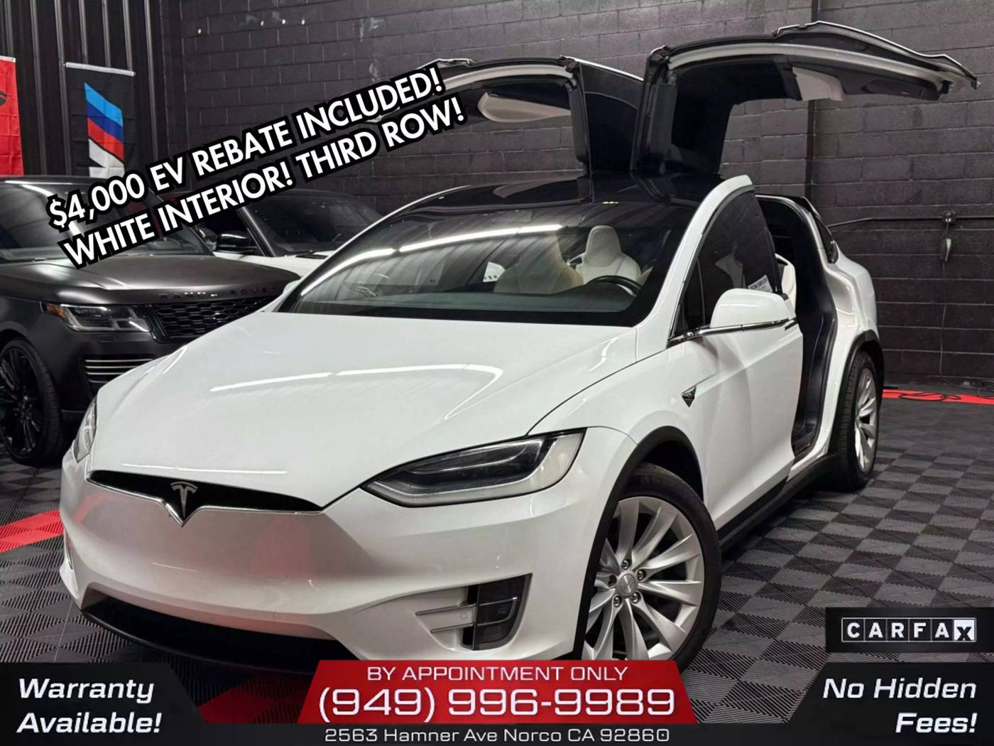 2018 Tesla Model X 75D — SUV — 125,513 mi — Norco, CA