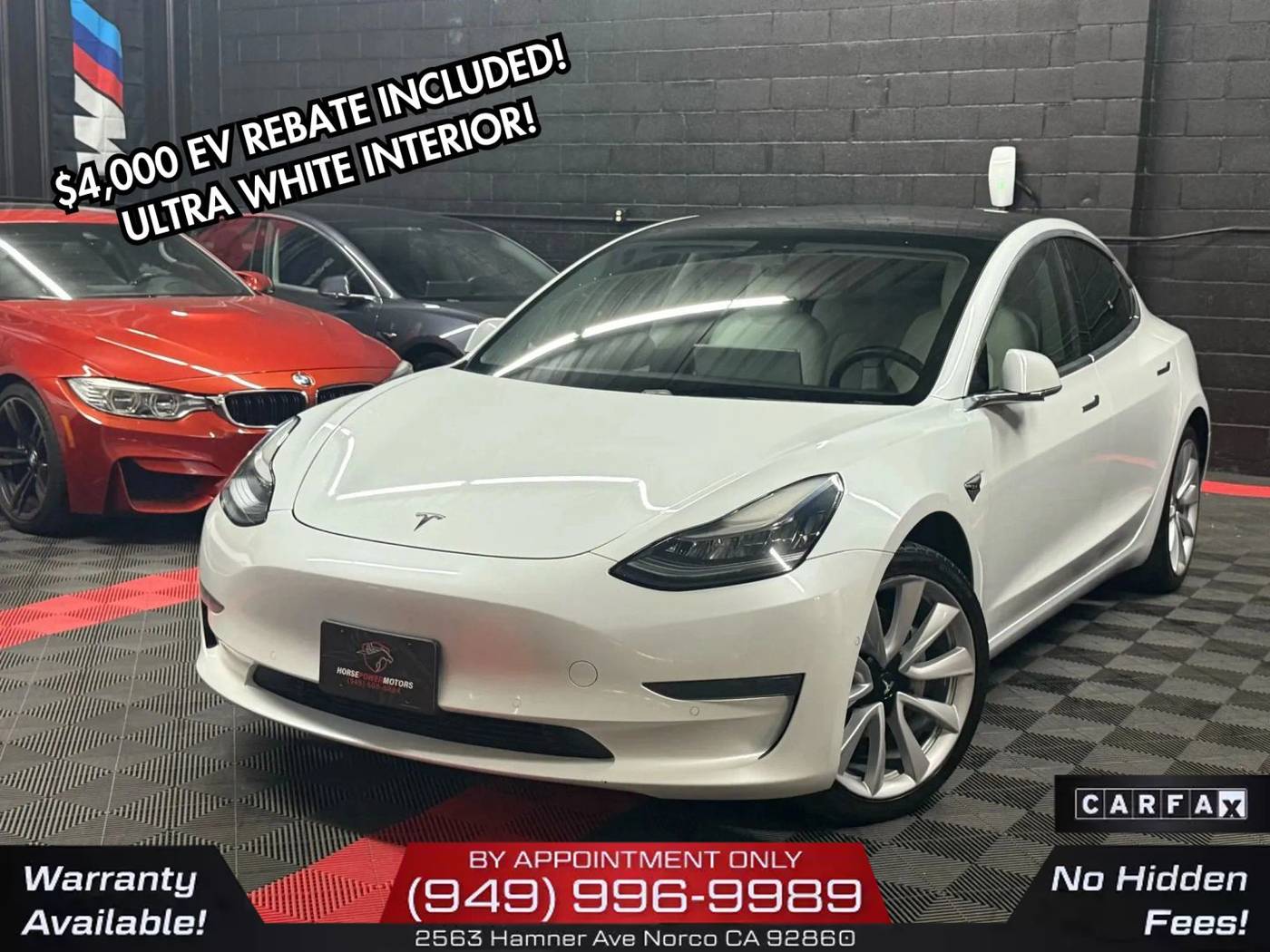 2020 Tesla Model 3 Standard Range Plus — Sedan — 125,244 mi — Norco, CA
