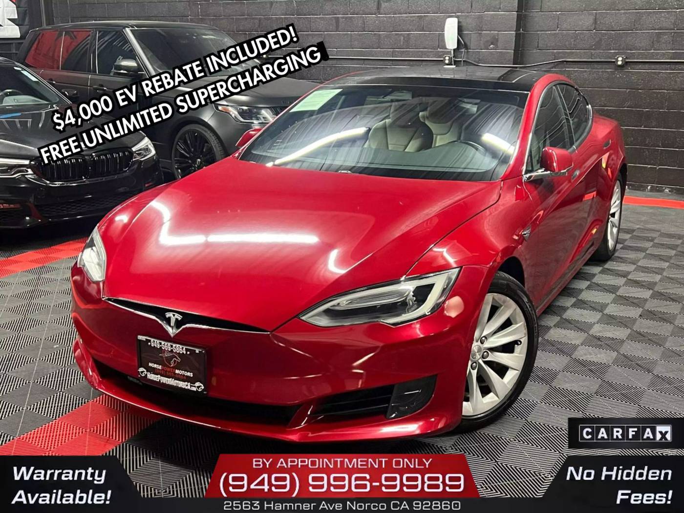 2017 Tesla Model S 75 — Hatchback — 87,027 mi — Norco, CA
