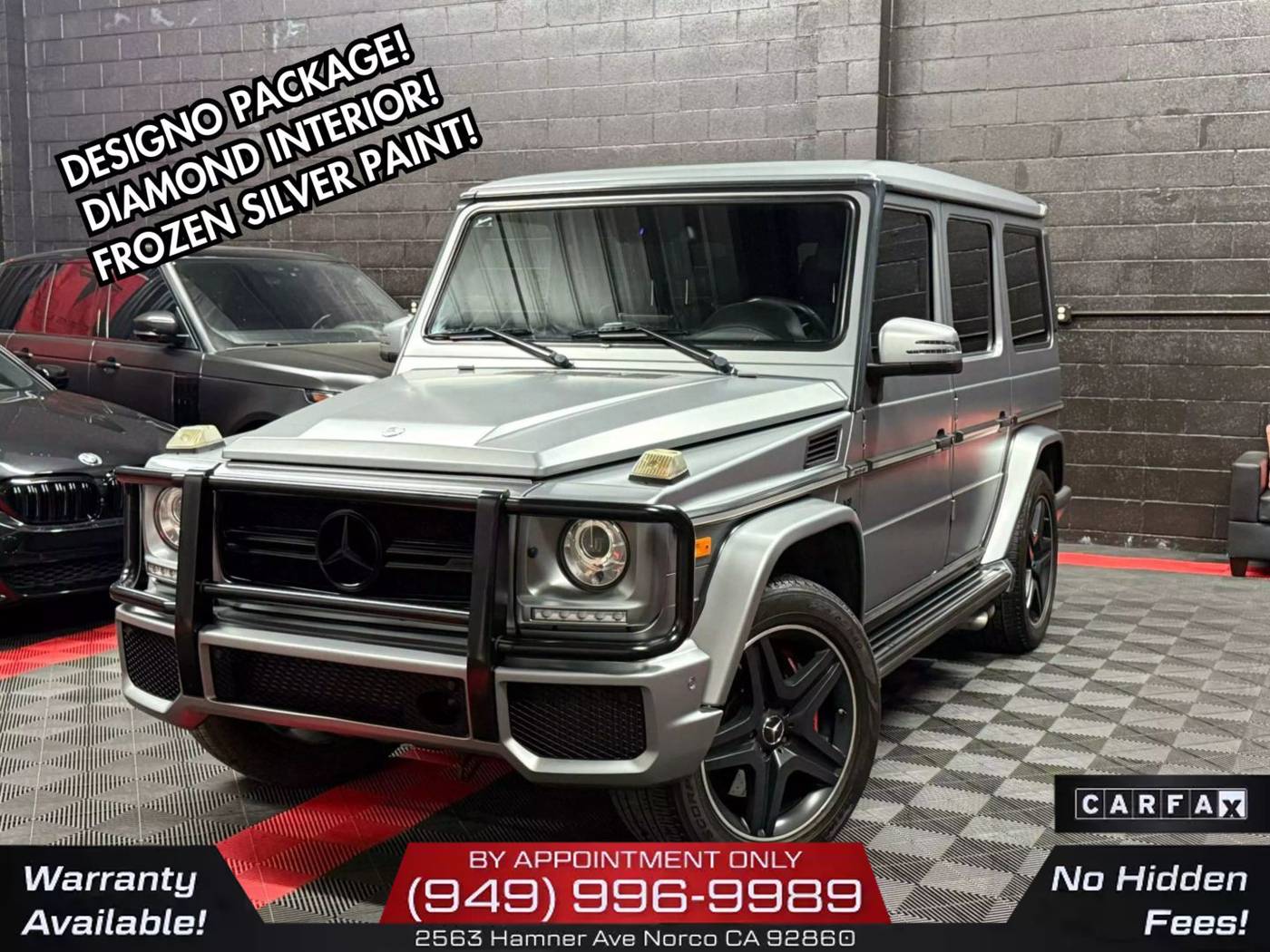 2017 Mercedes-Benz G-Class G 63 AMG — SUV — 89,962 mi — Norco, CA
