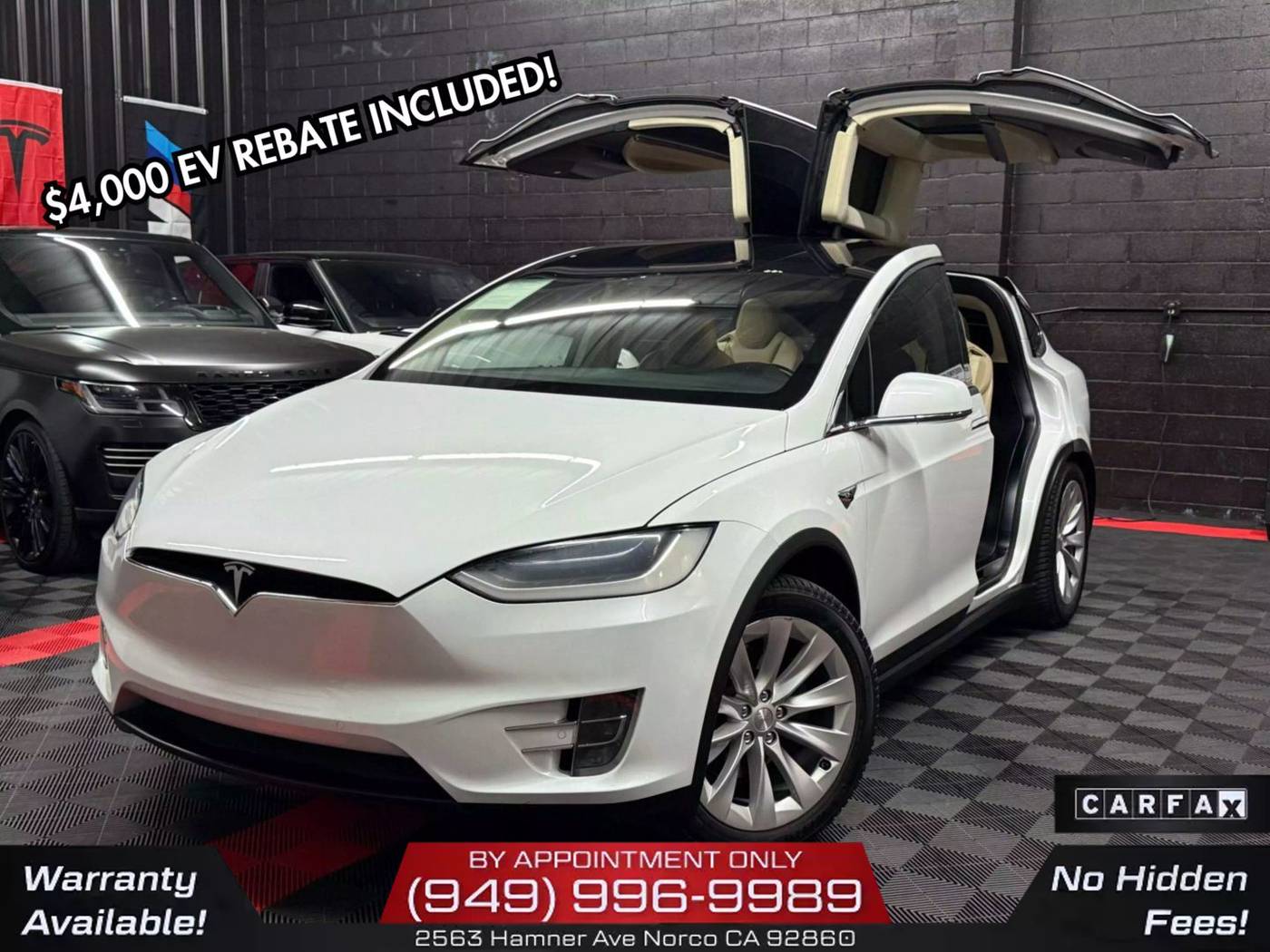 2017 Tesla Model X 75D — SUV — 95,270 mi — Norco, CA