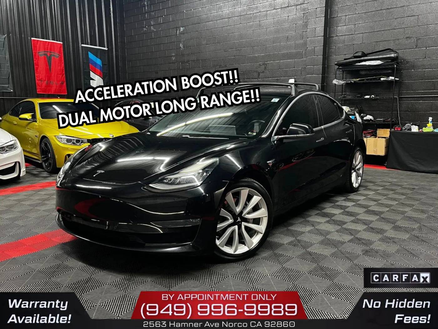 2018 Tesla Model 3 Long Range — Sedan — 106,398 mi — Norco, CA