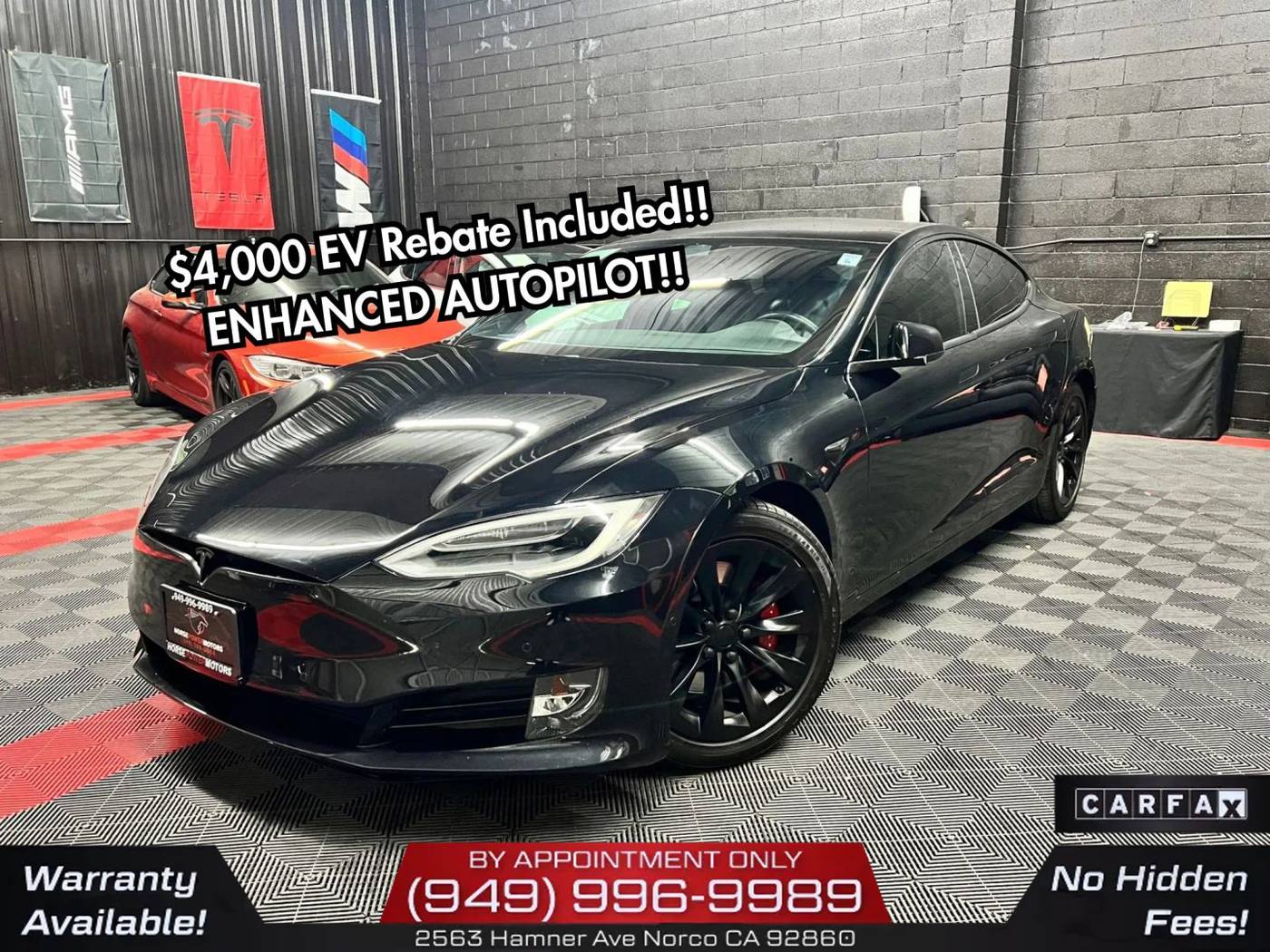 2017 Tesla Model S 60 — Hatchback — 52,879 mi — Norco, CA