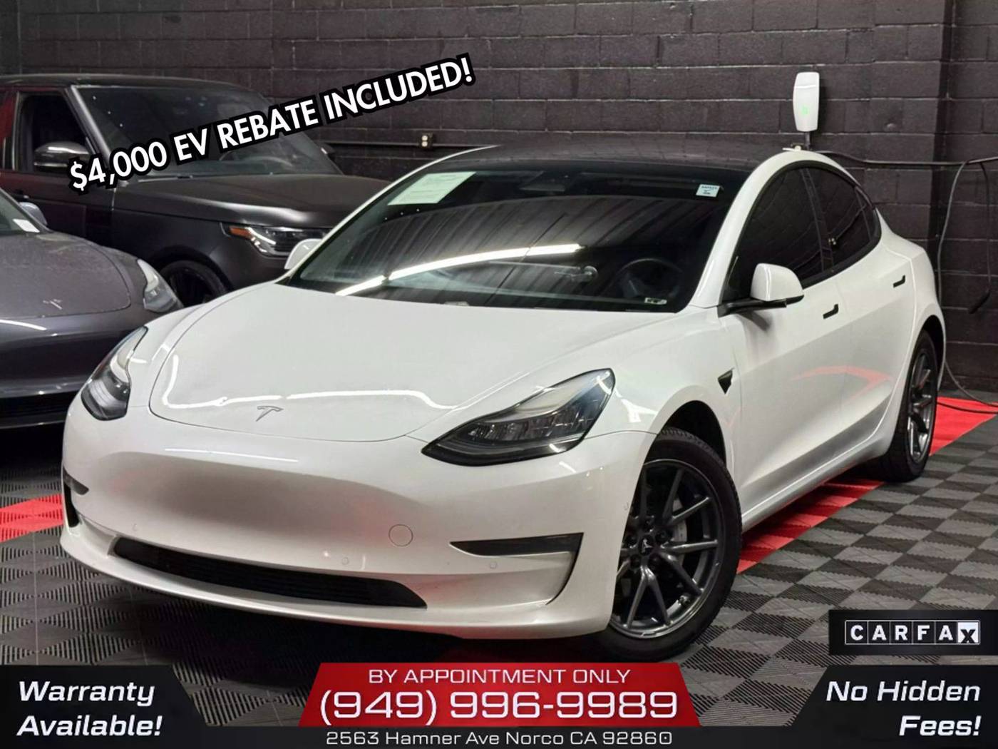 2019 Tesla Model 3 Standard Range Plus — Sedan — 90,878 mi — Norco, CA