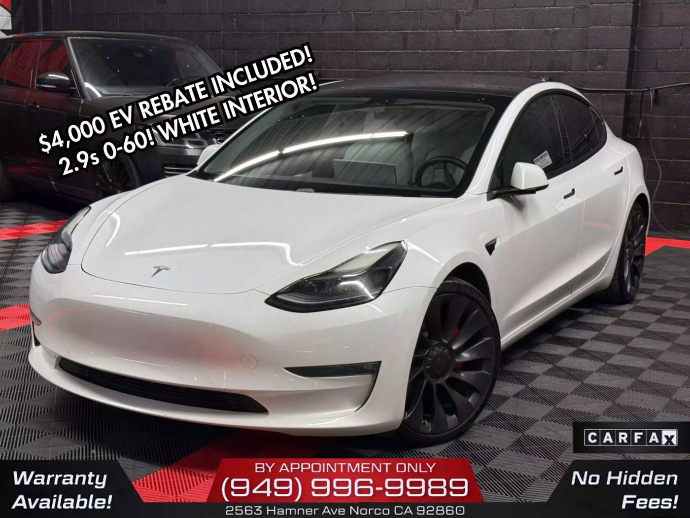 2021 Tesla Model 3 Performance — Sedan — 101,578 mi — Norco, CA