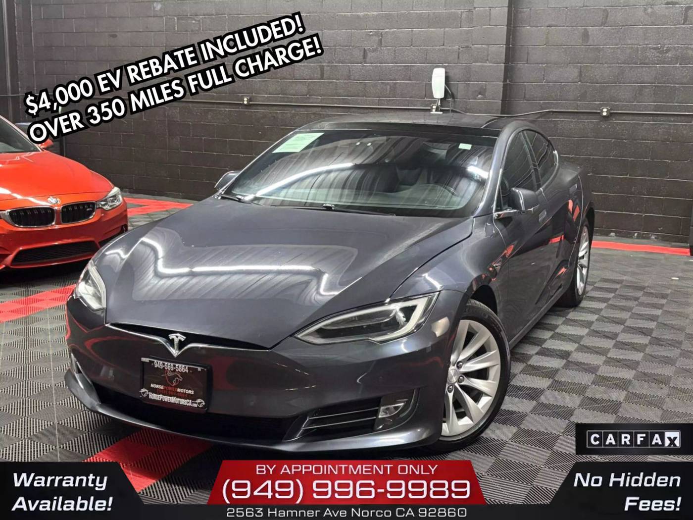 2018 Tesla Model S 100D — Hatchback — 110,570 mi — Norco, CA