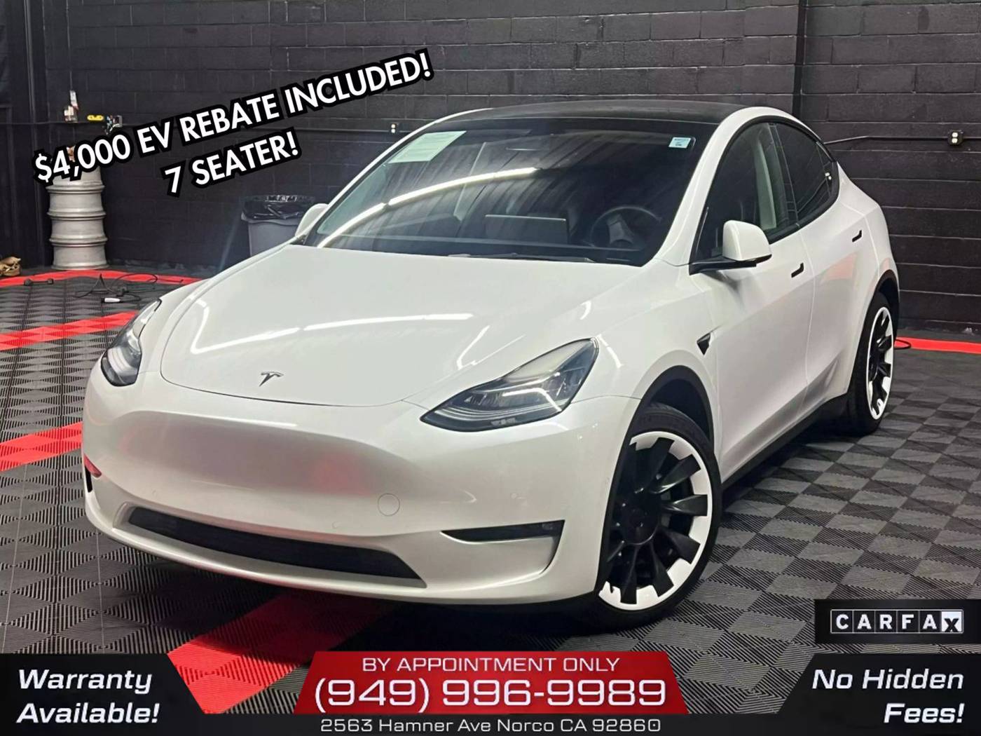 2021 Tesla Model Y Long Range — SUV — 94,392 mi — Norco, CA
