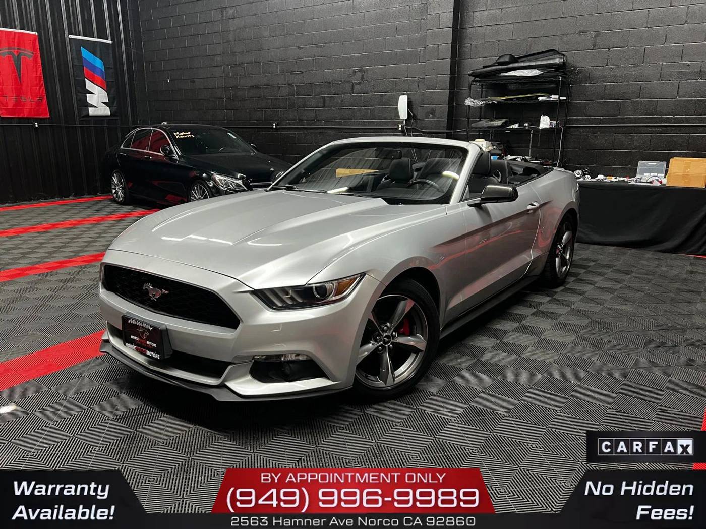 2015 Ford Mustang V6 — Convertible — 52,179 mi — Norco, CA