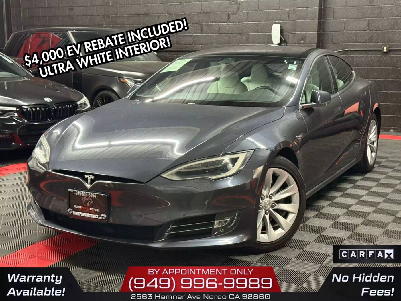 2017 Tesla Model S 75 — Hatchback — 60,655 mi — Norco, CA