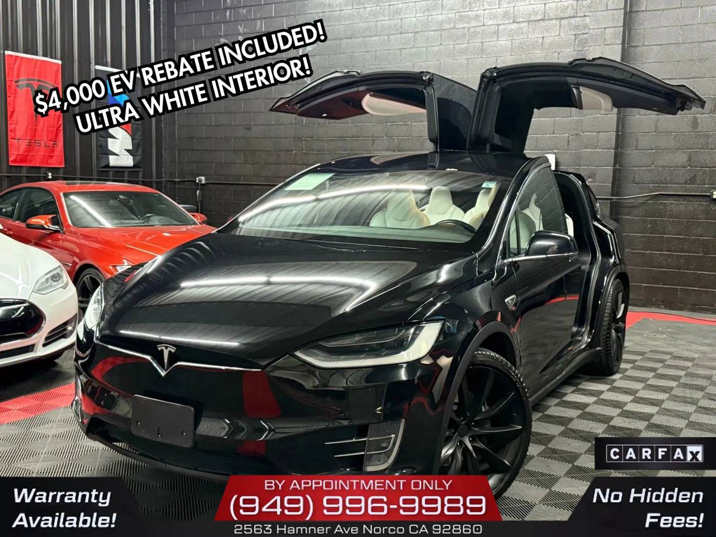 2016 Tesla Model X 75D — SUV — 88,493 mi — Norco, CA