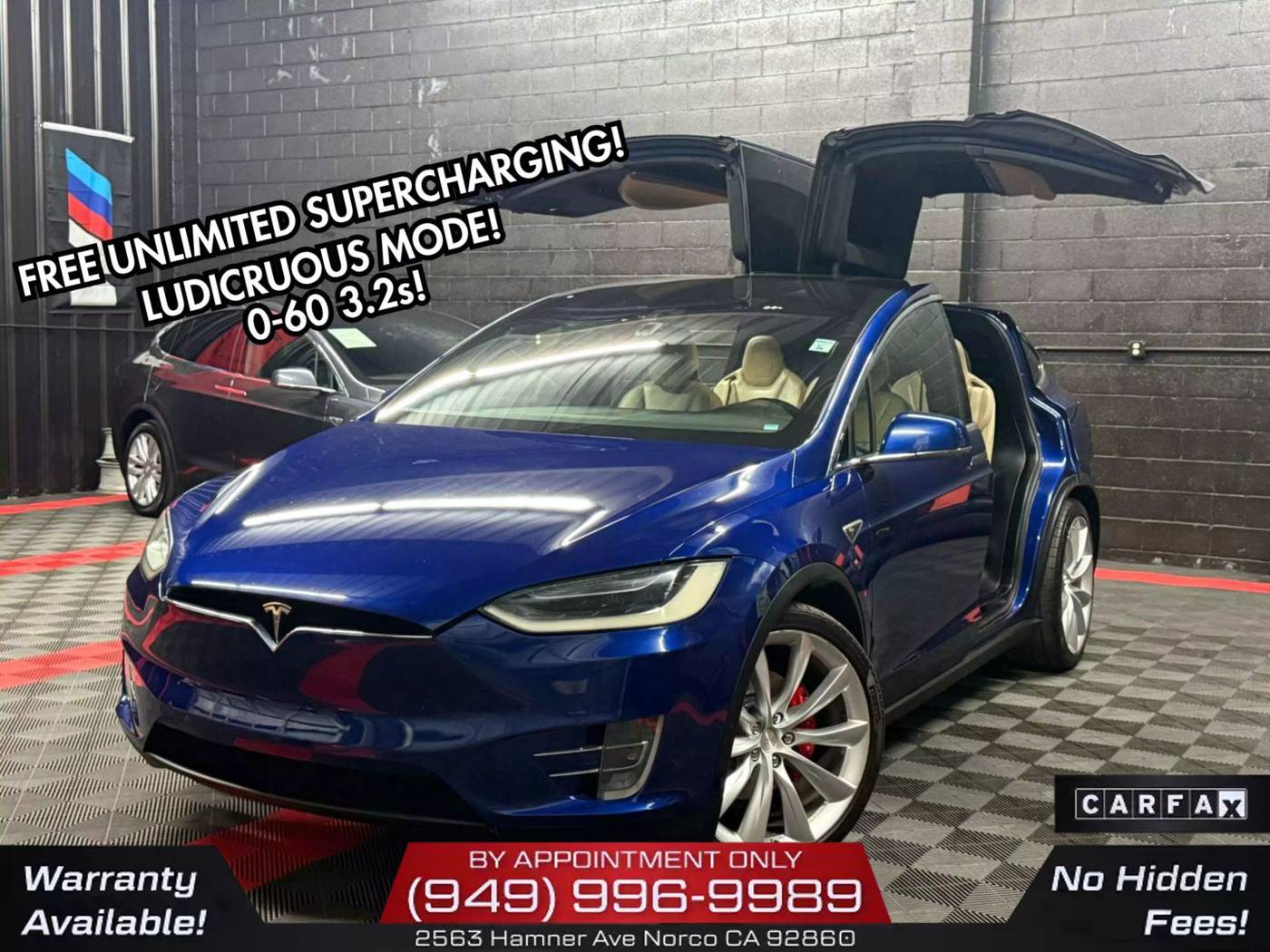 2016 Tesla Model X P90D — SUV — 102,004 mi — Norco, CA