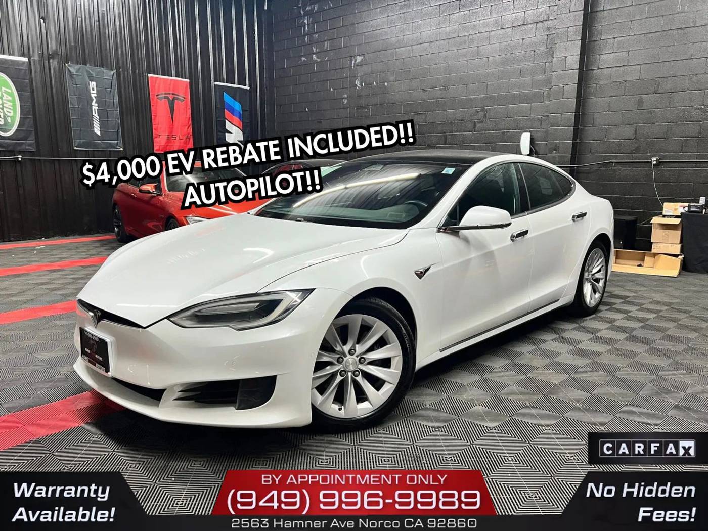 2017 Tesla Model S 60 — Hatchback — 94,339 mi — Norco, CA