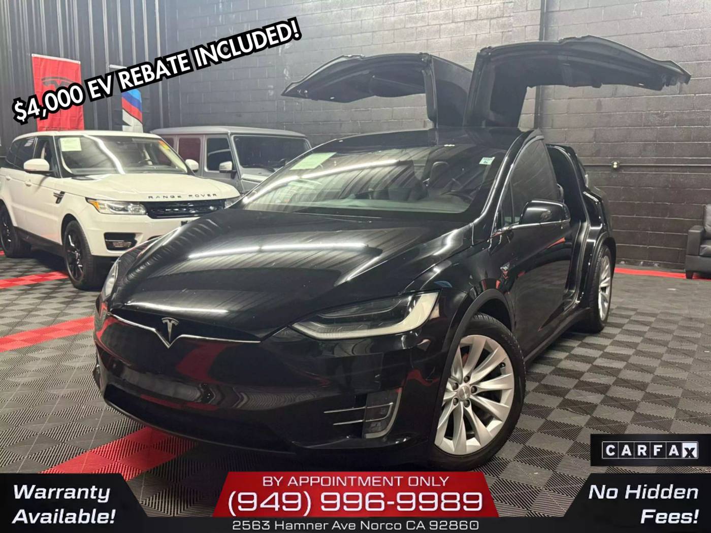 2016 Tesla Model X 75D — SUV — 53,135 mi — Norco, CA