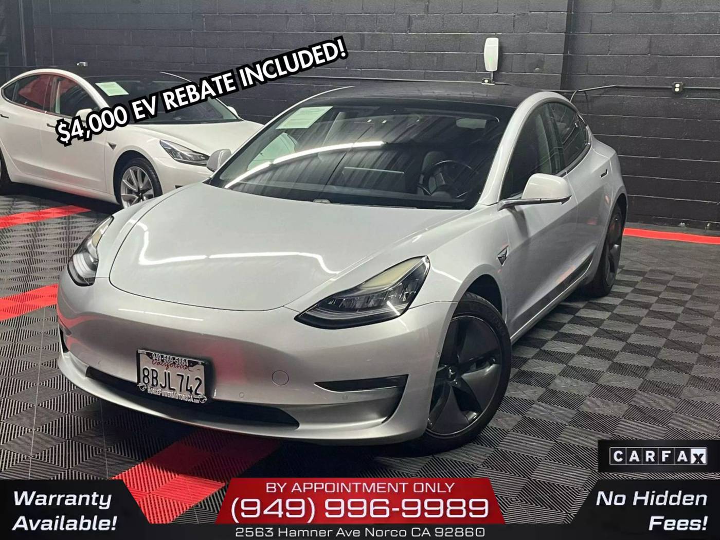 2017 Tesla Model 3 Long Range — Sedan — 101,111 mi — Norco, CA