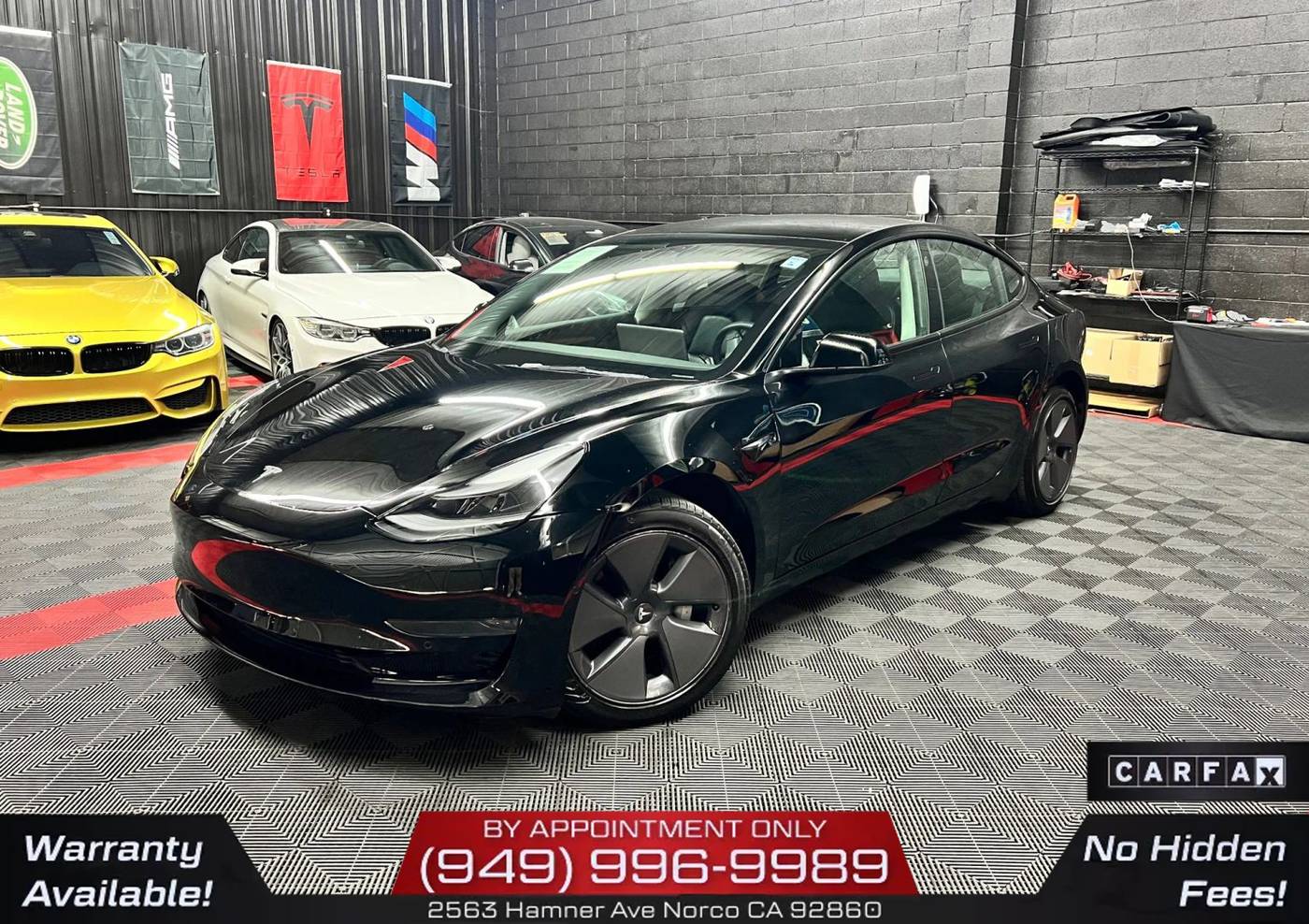 2022 Tesla Model 3 Standard Range Plus — Sedan — 41,504 mi — Norco, CA