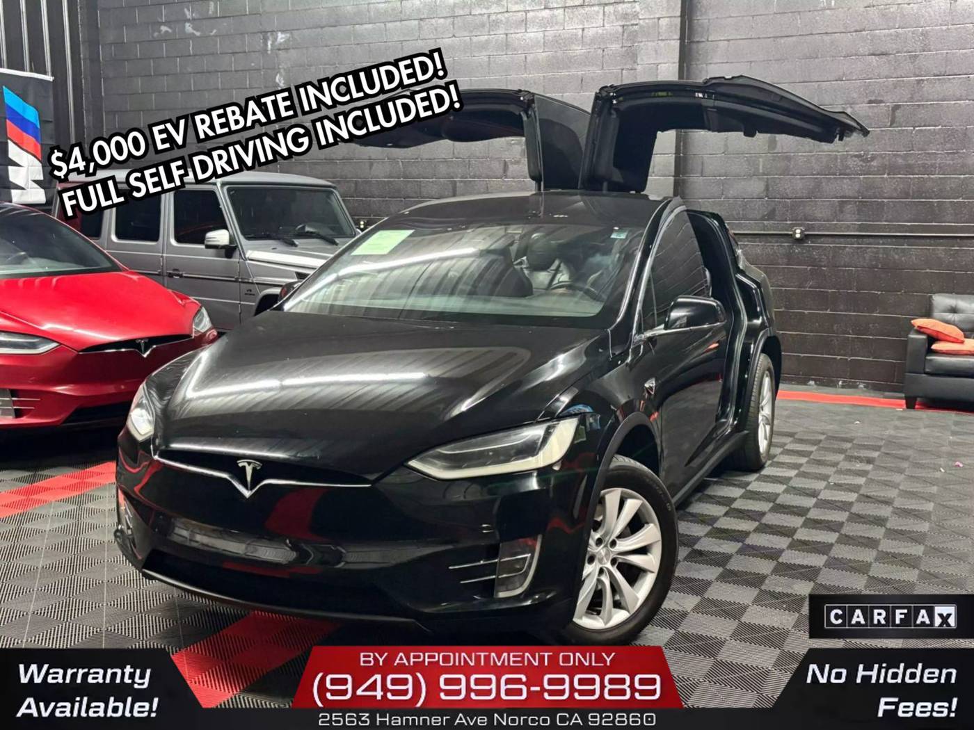 2017 Tesla Model X 90D — SUV — 93,644 mi — Norco, CA