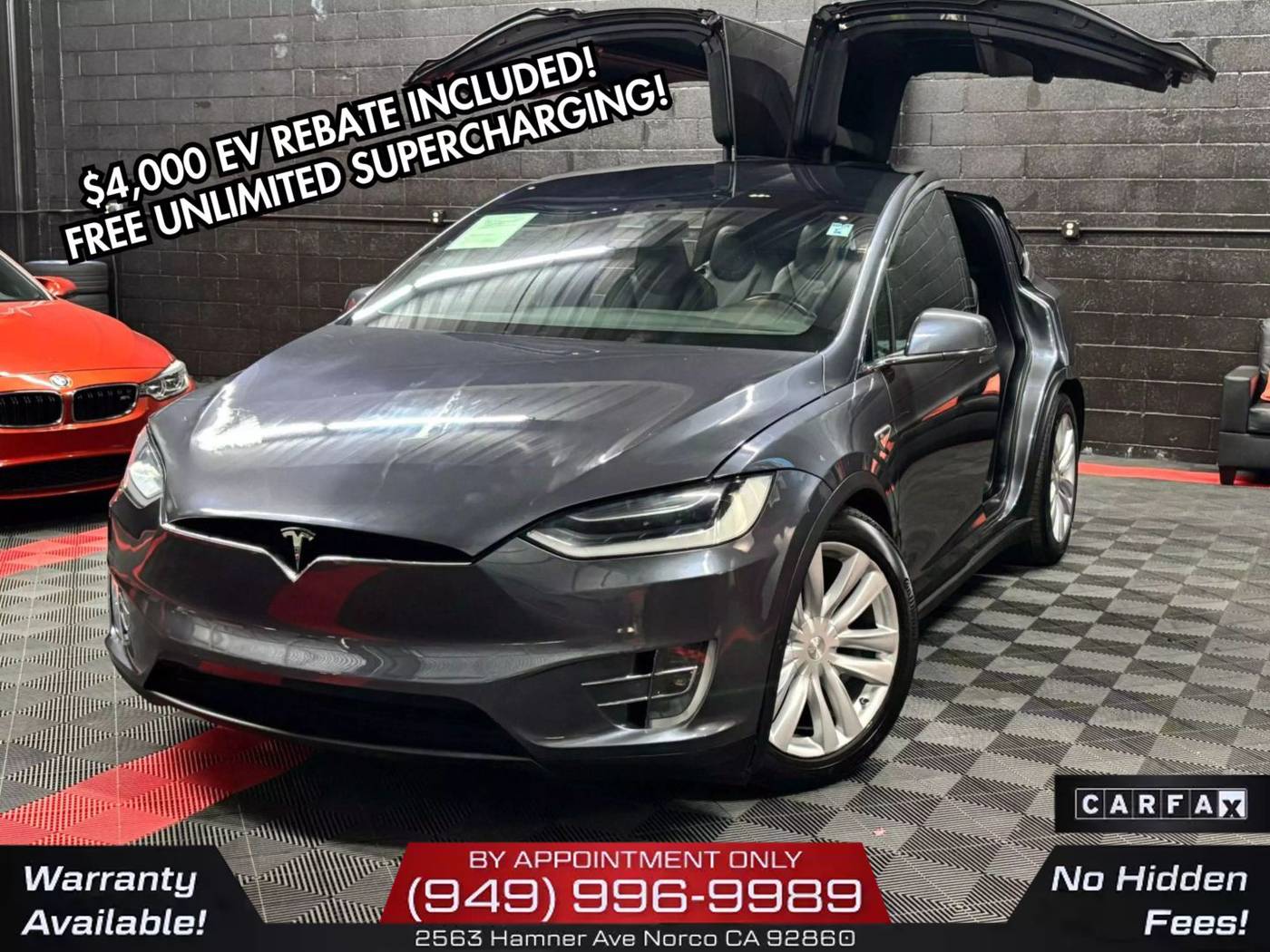 2016 Tesla Model X 90D — SUV — 70,667 mi — Norco, CA