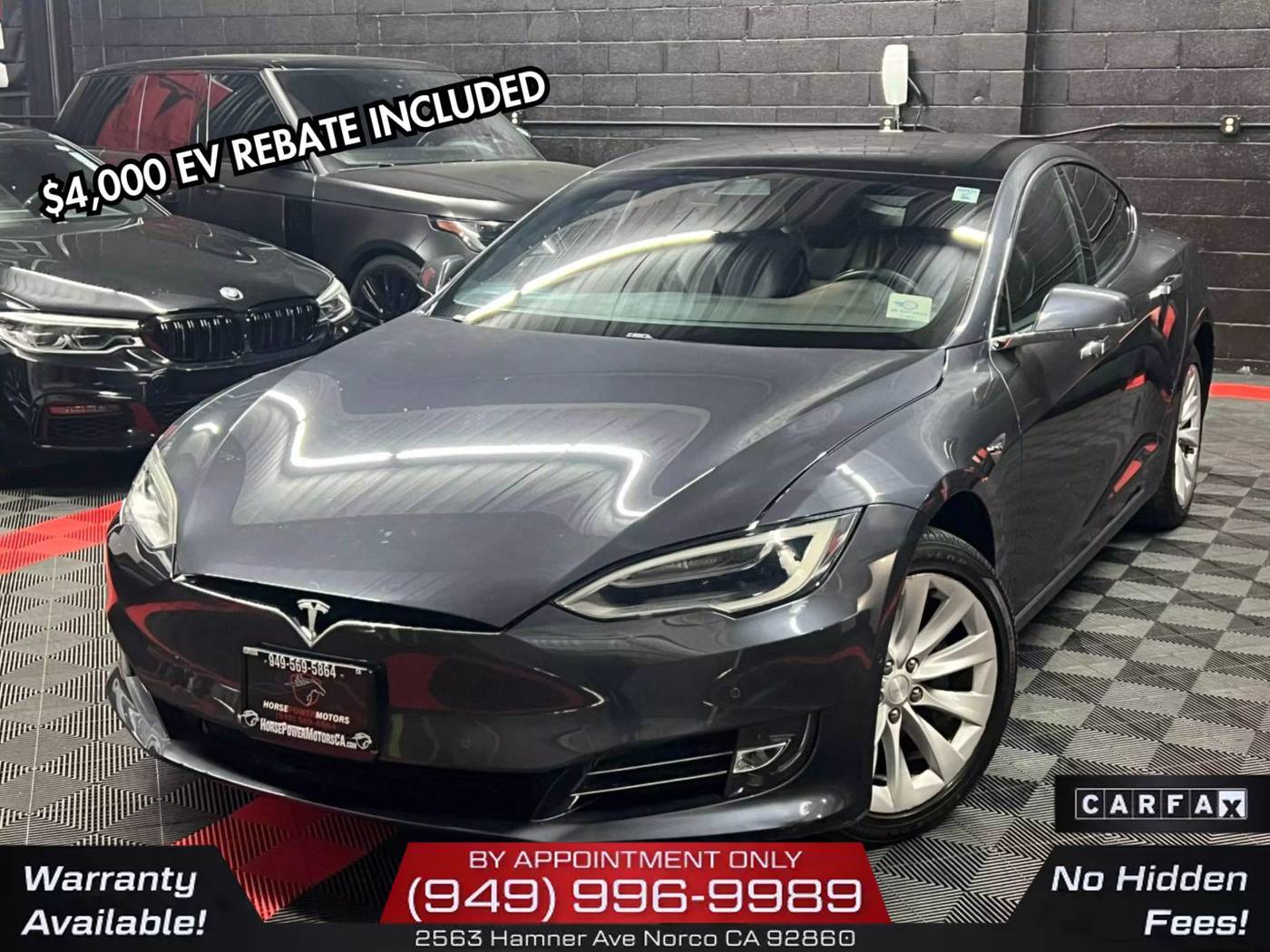 2018 Tesla Model S 75D — Hatchback — 40,547 mi — Norco, CA
