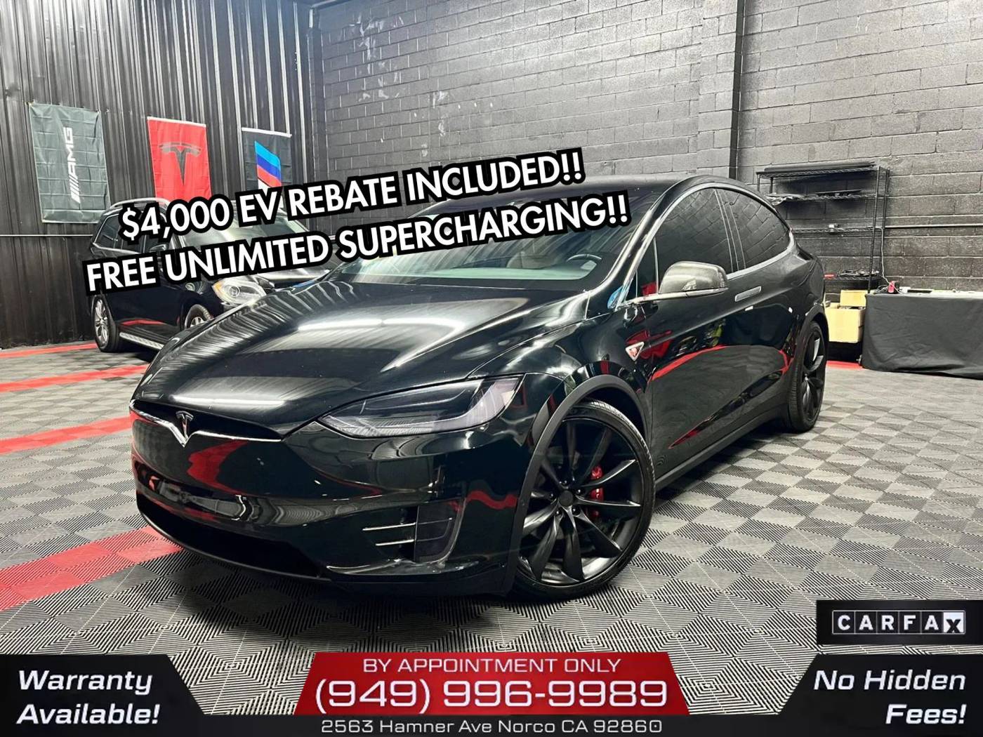 2016 Tesla Model X 75D — SUV — 83,870 mi — Norco, CA
