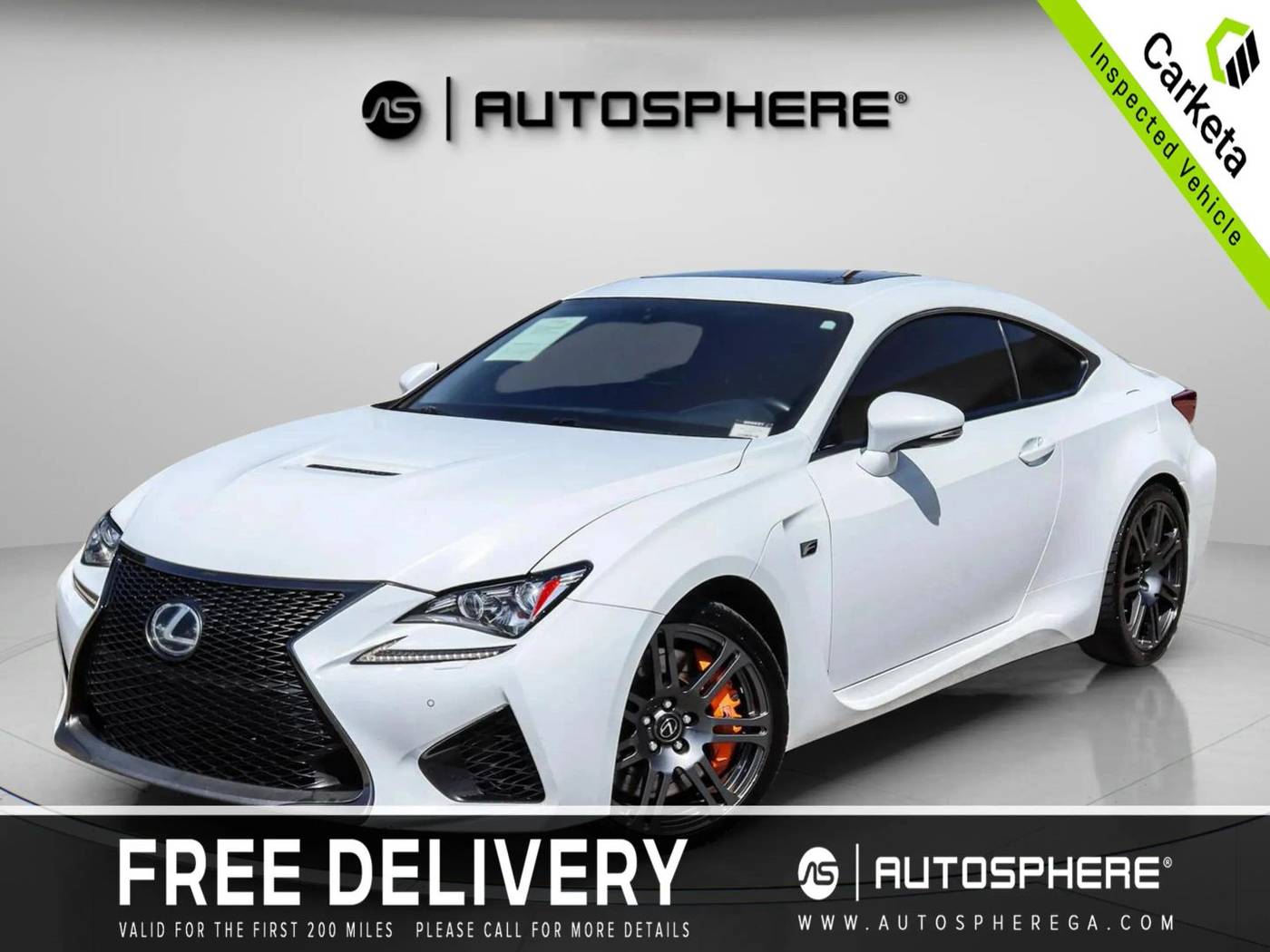 2017 Lexus RC RC F — Coupe — 101,883 mi — Buford, GA