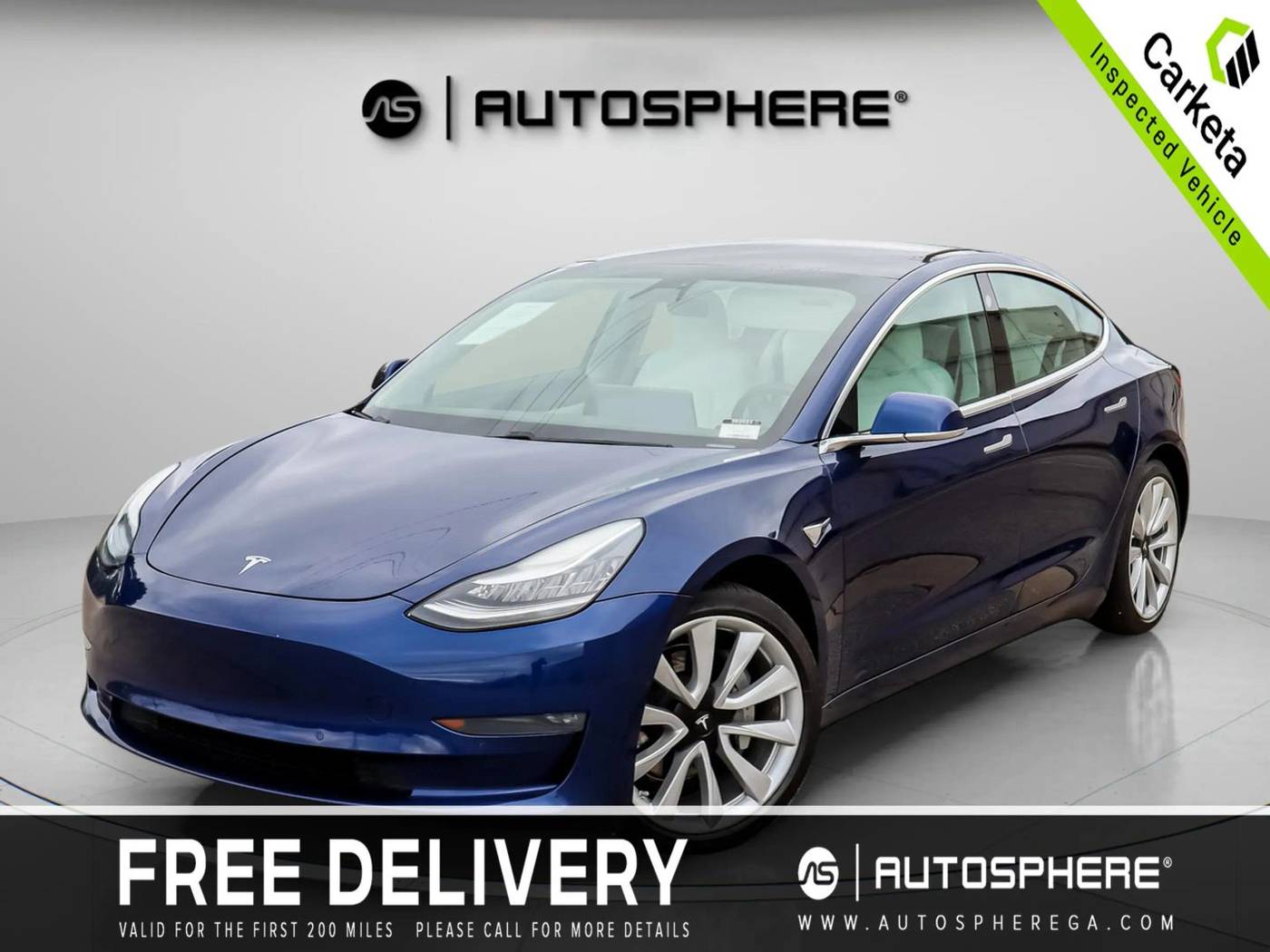 2019 Tesla Model 3 Long Range — Sedan — 110,490 mi — Buford, GA