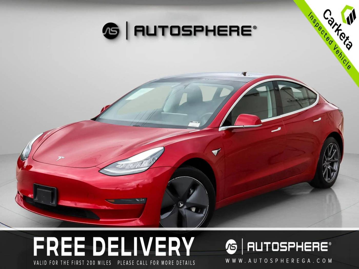 2019 Tesla Model 3 Standard Range Plus — Sedan — 107,211 mi — Buford, GA
