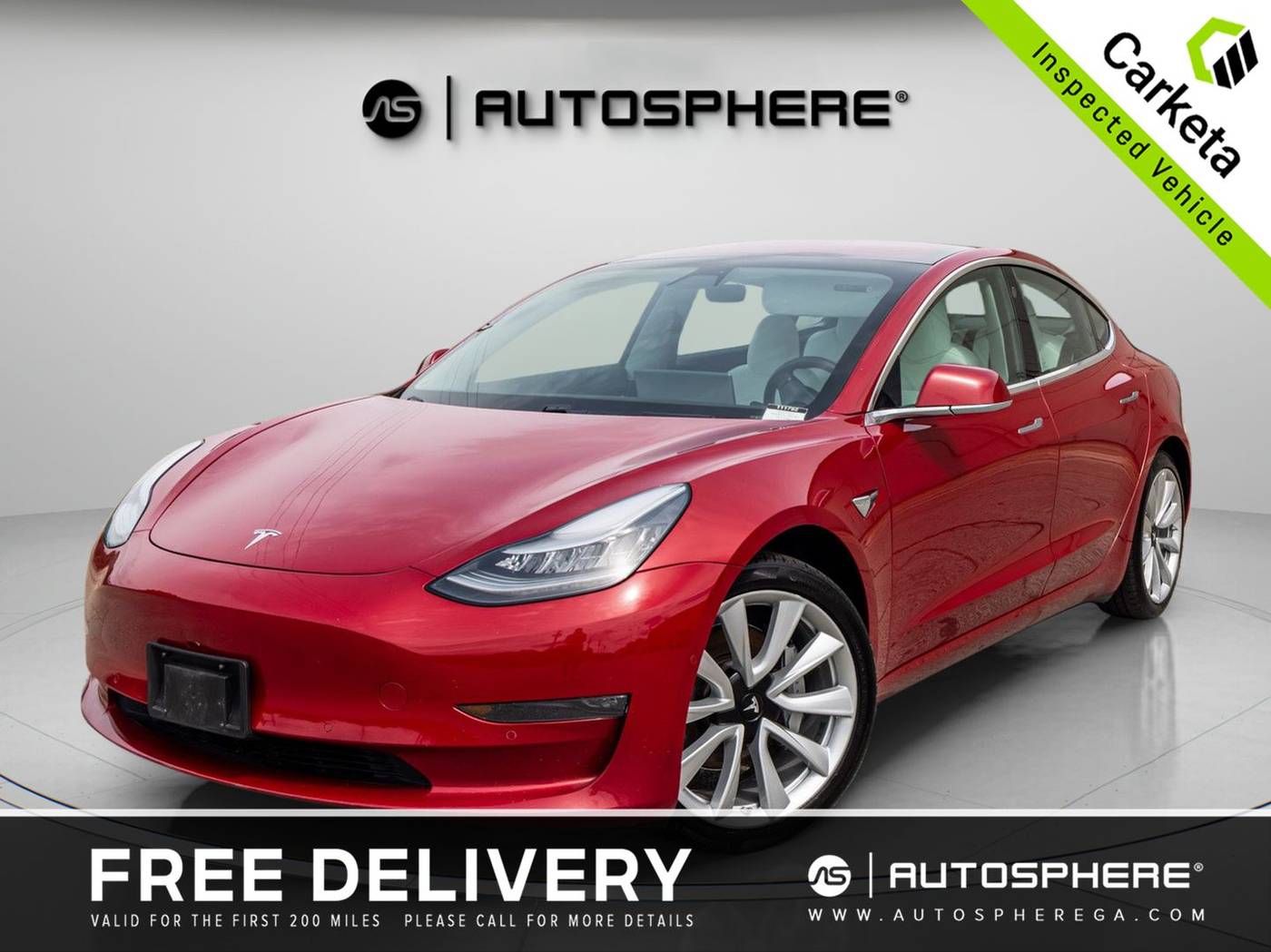 2018 Tesla Model 3 Long Range — Sedan — 95,319 mi — Buford, GA