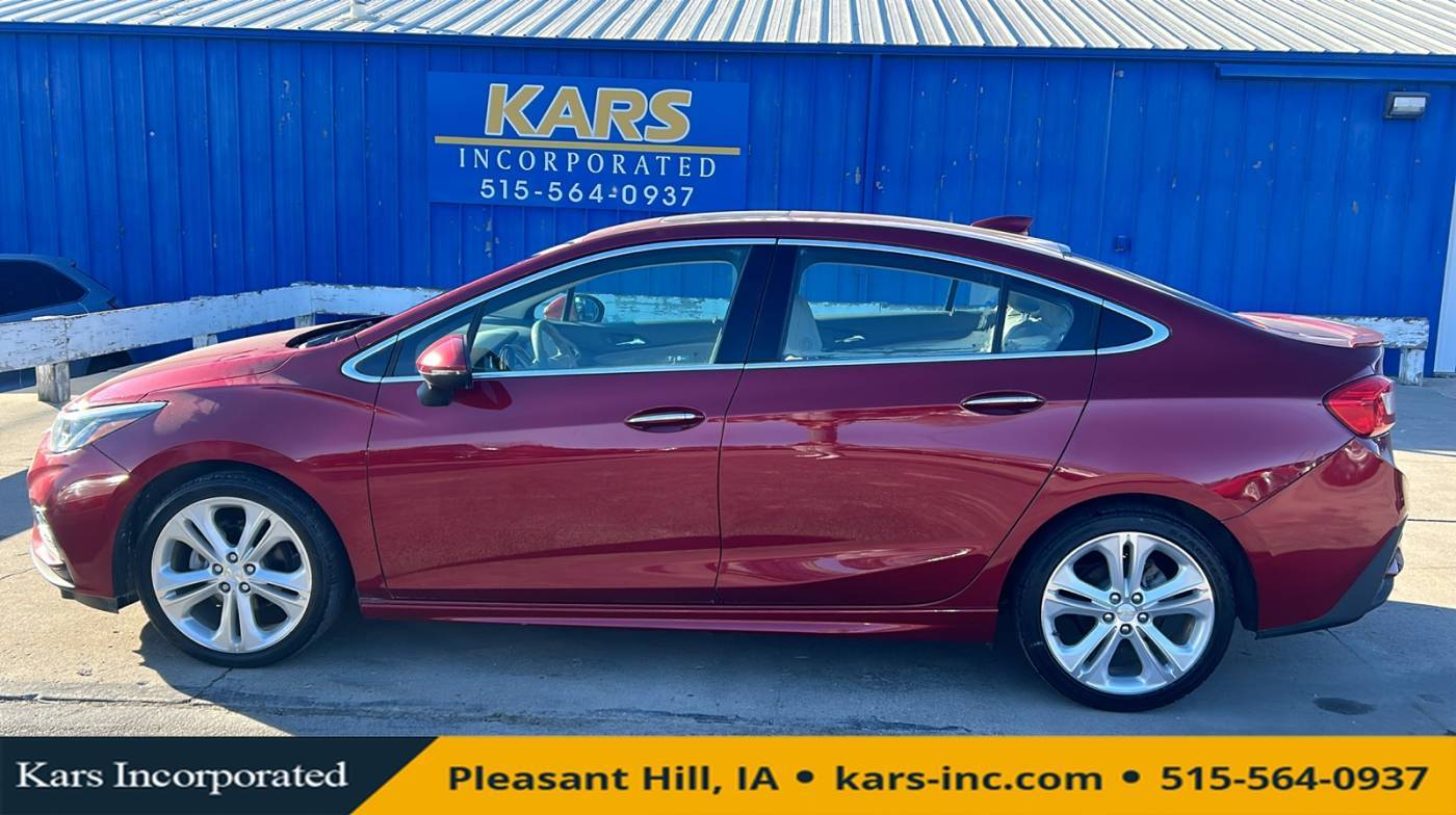 2018 Chevrolet Cruze Premier — Sedan — 93,181 mi — Pleasant Hill, IA